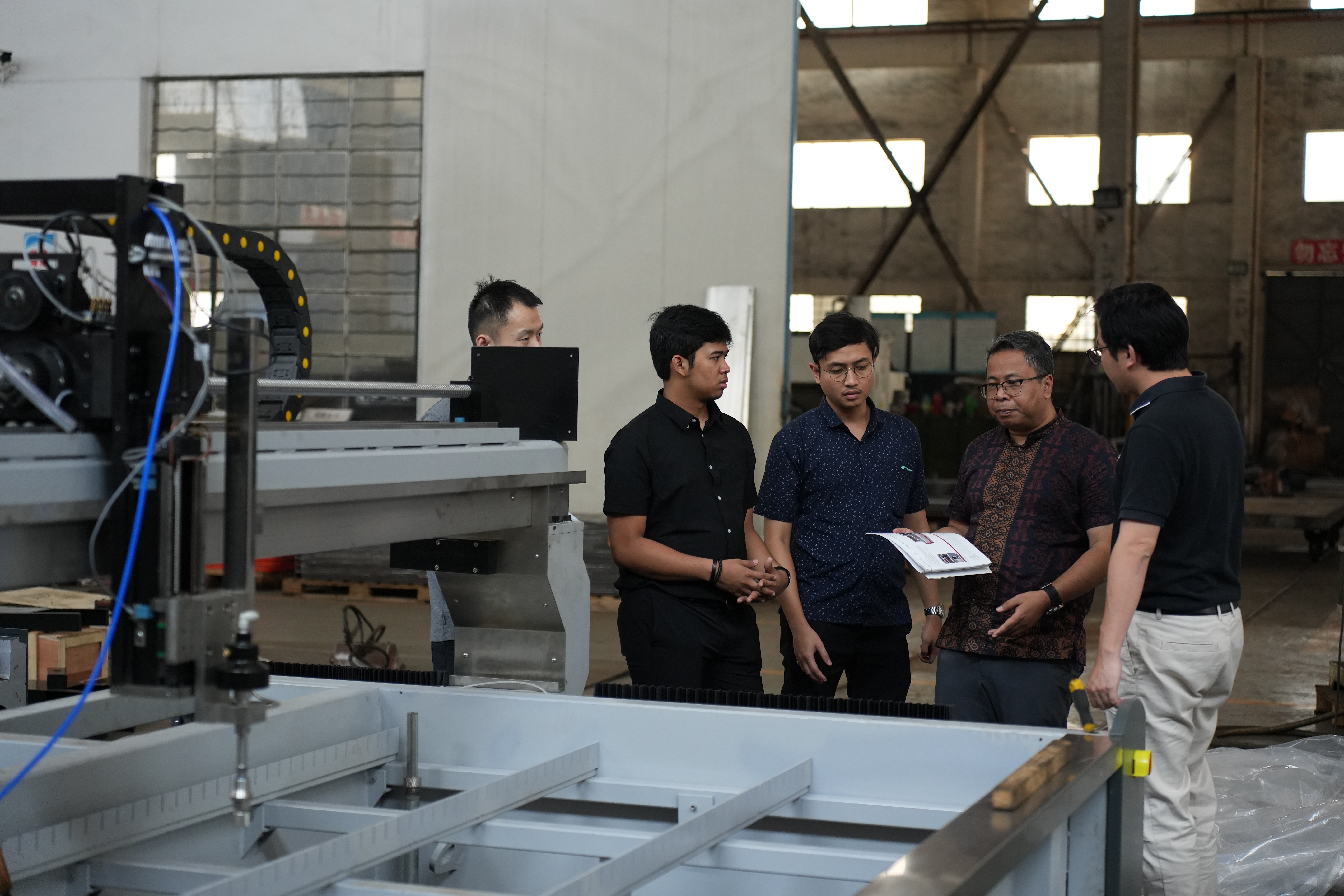 Indonesian customers visit YC Industry