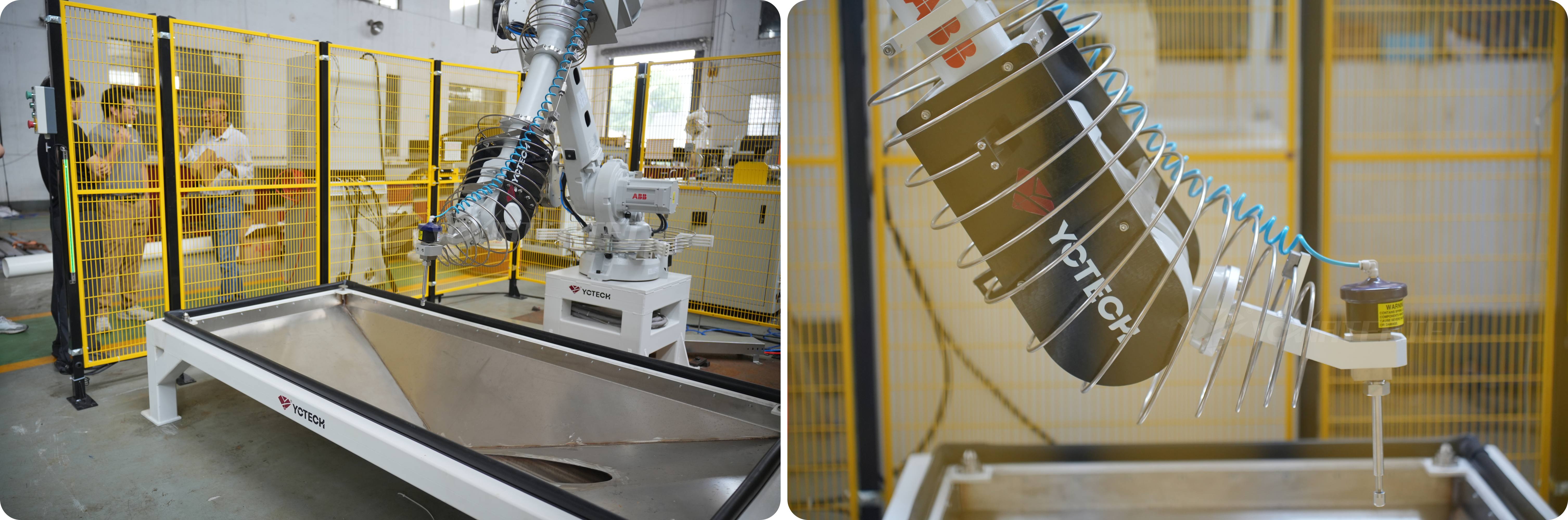 Thai Client Visit YC Waterjet 6-Axis Robotic Cutter3 Thai Client Visit YC Waterjet 6-Axis Robotic Cutter3