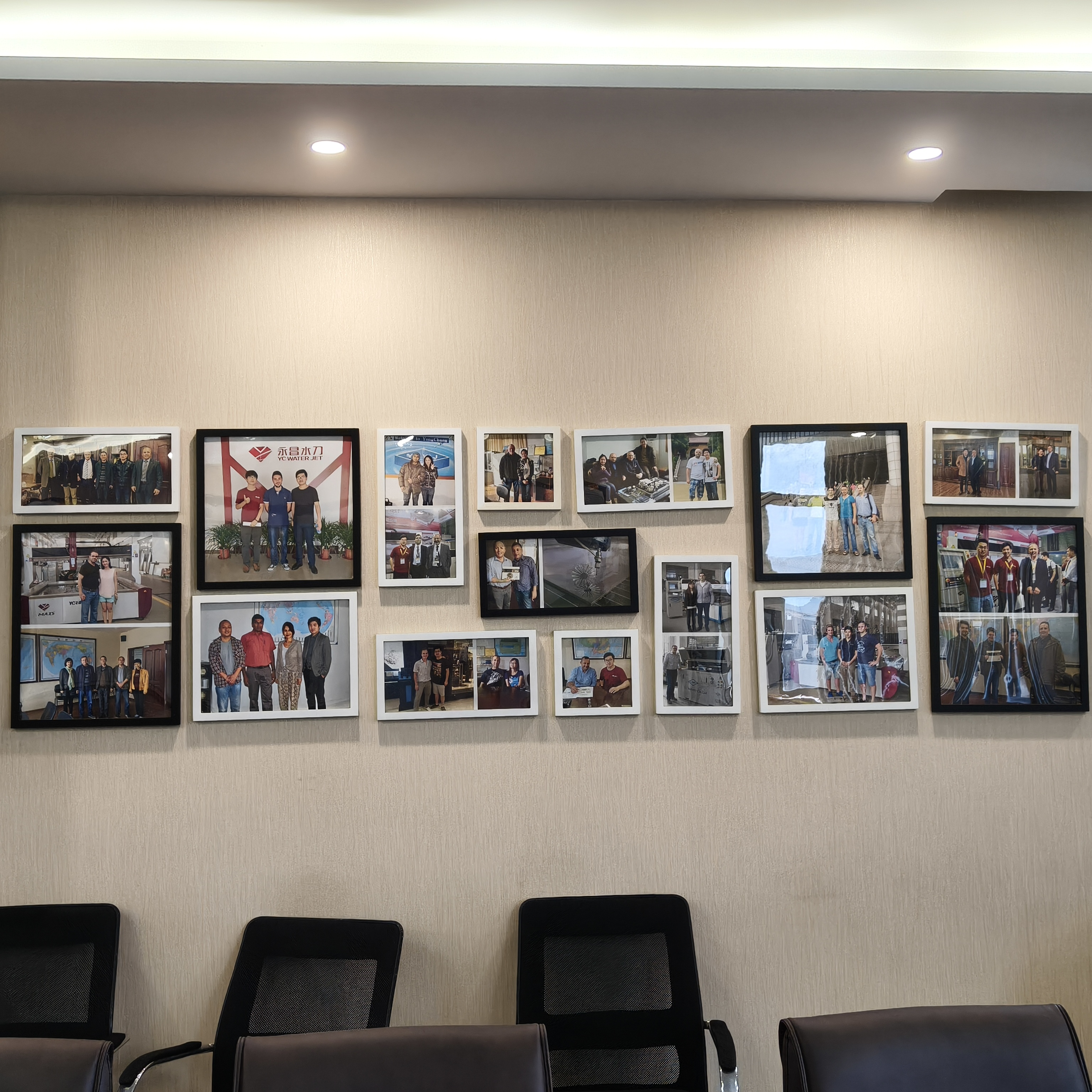 YC WATERJET customer group photos