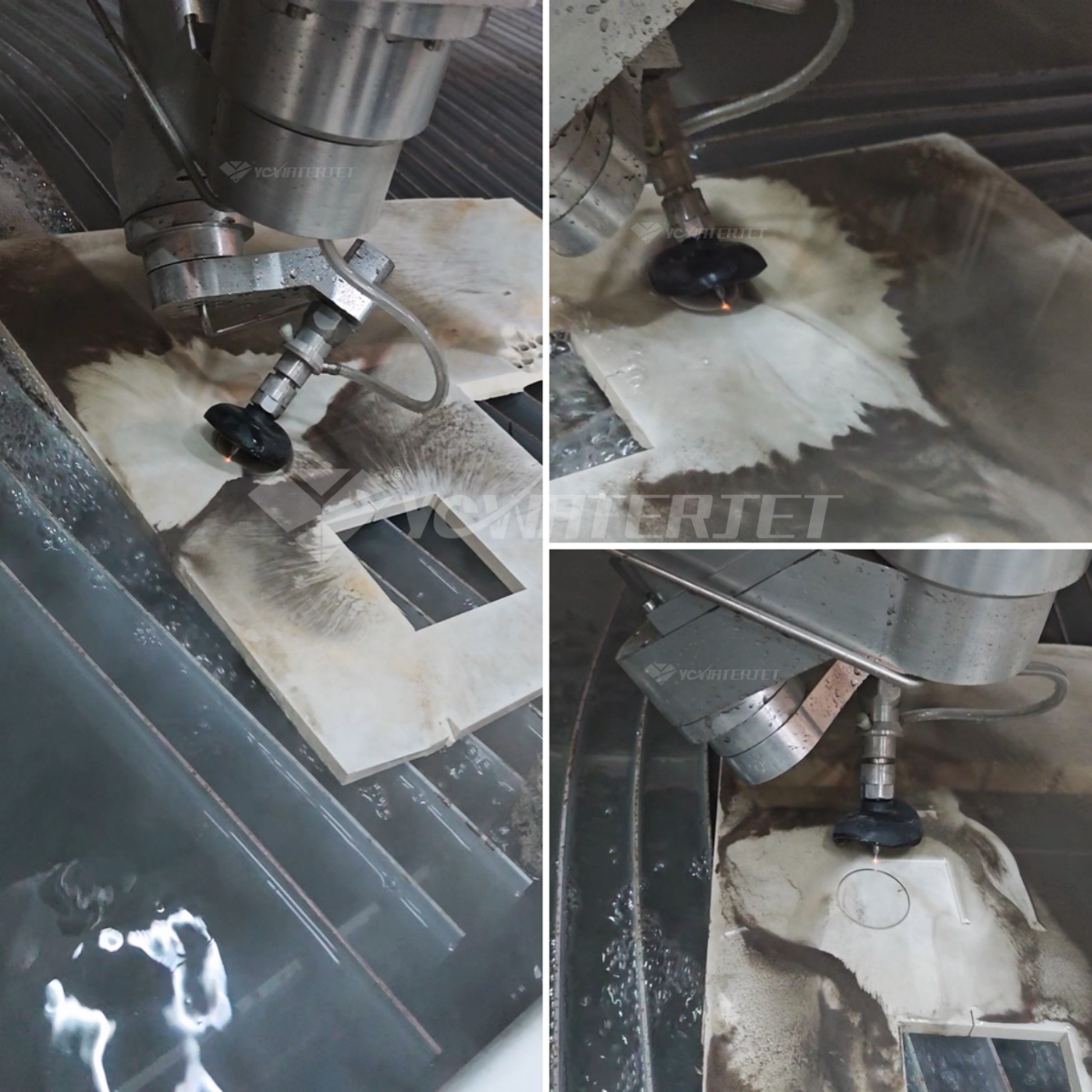 45&deg; bevel cutting