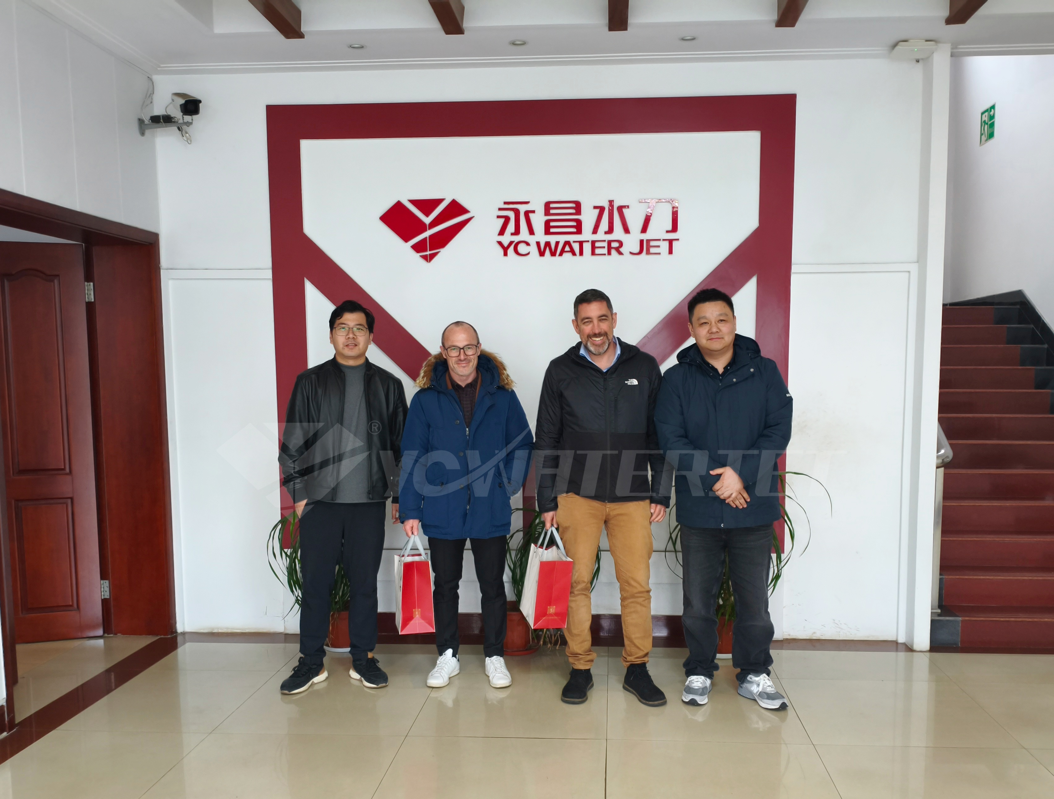 YC Waterjet Italian customers