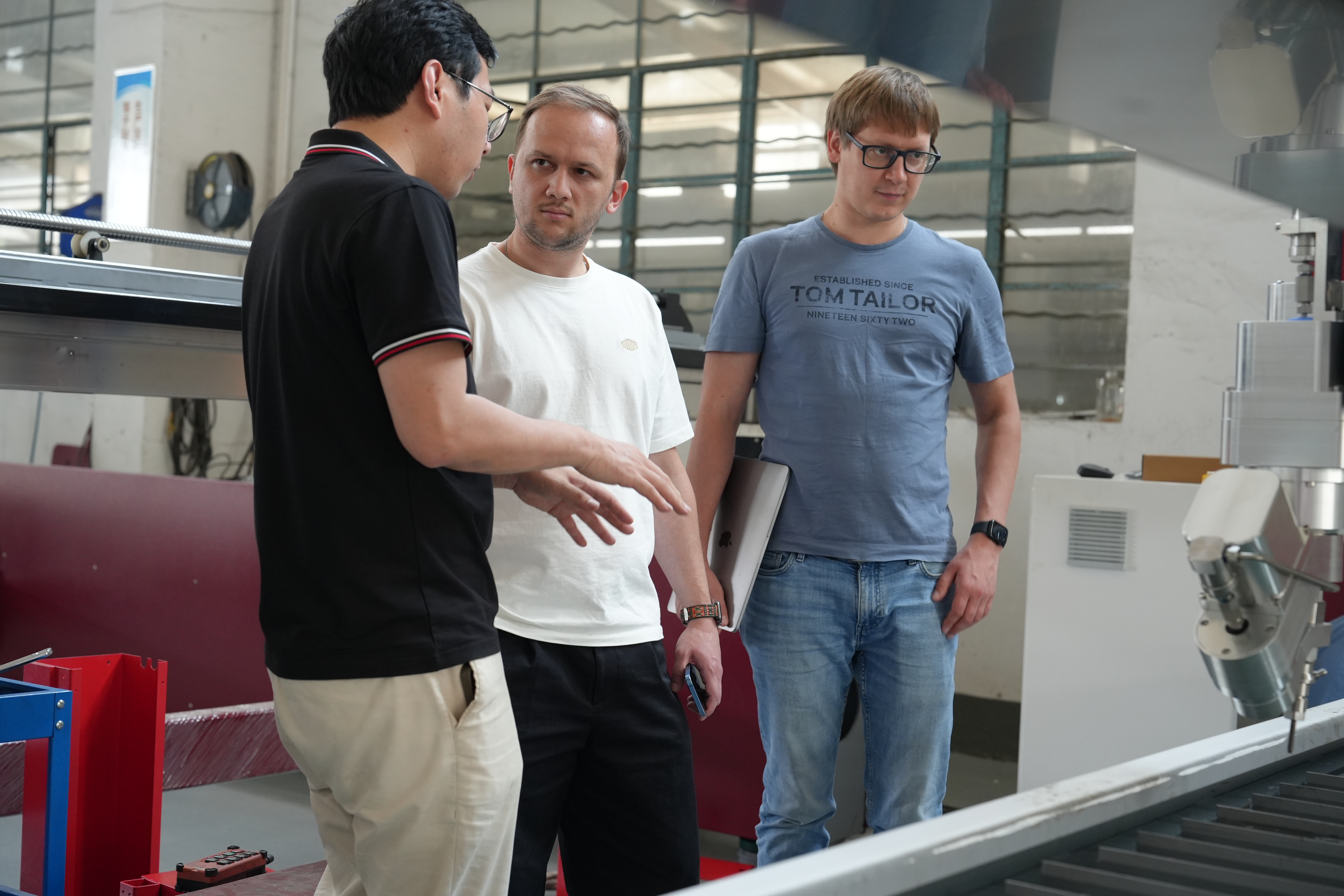 Russian technical delegation visits YC Waterjet