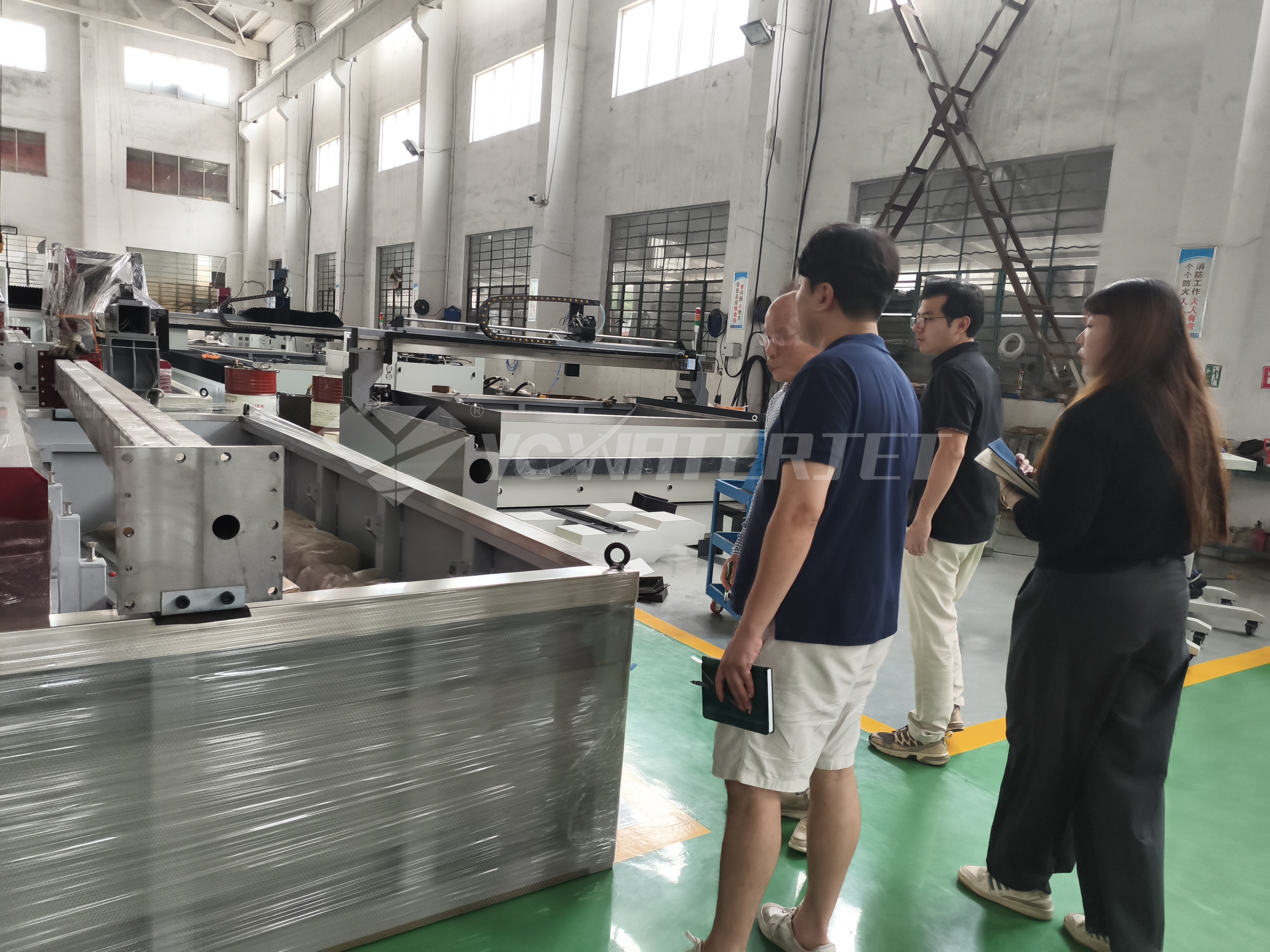 waterjet cutting table frame