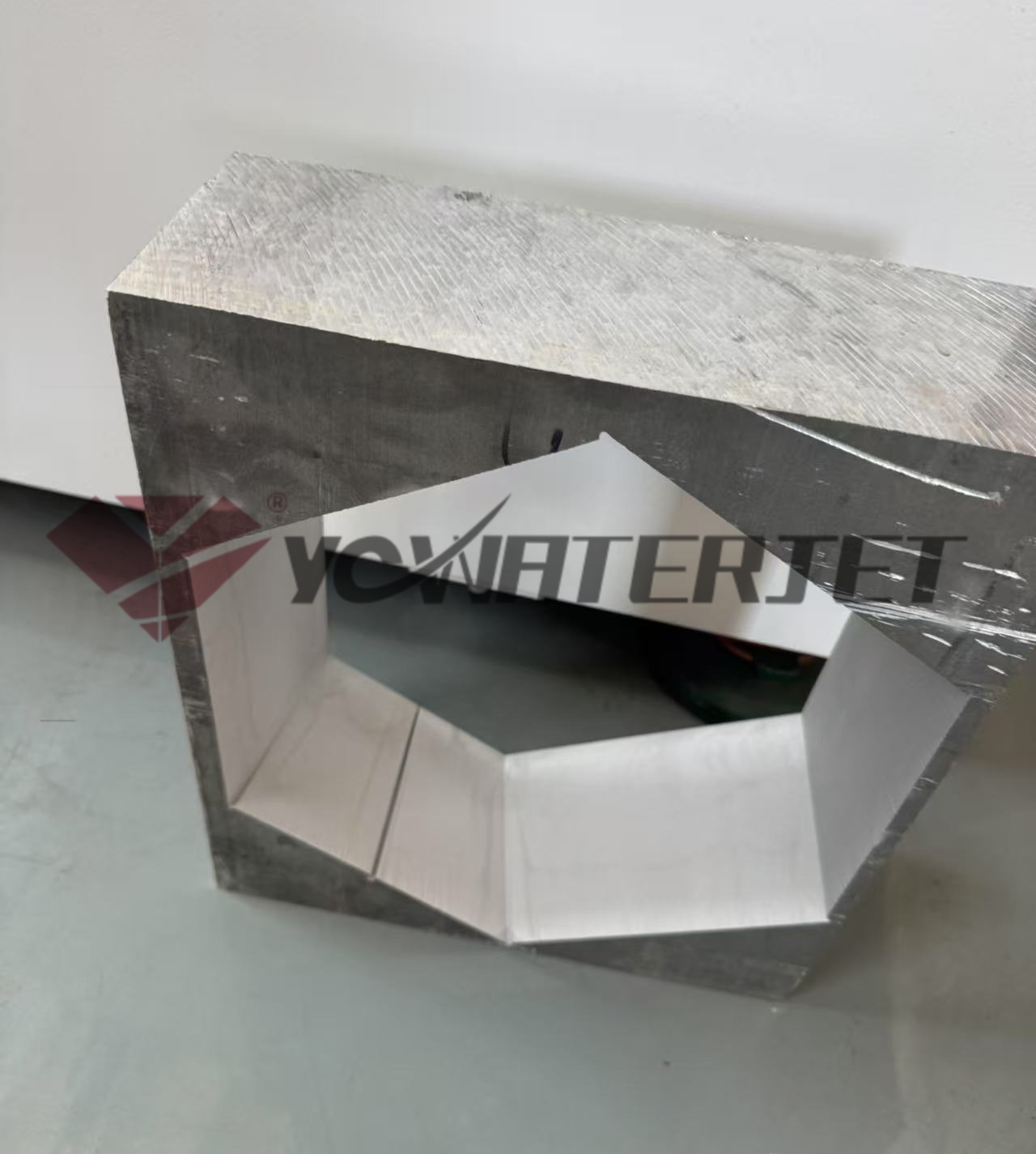 Large aluminum block