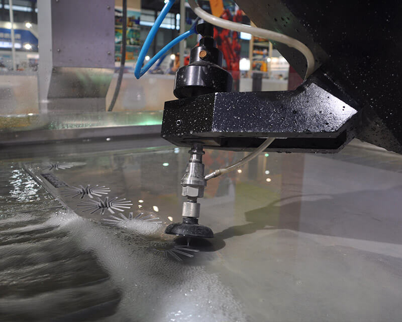 What are the major factors that may influence water jet cutting
