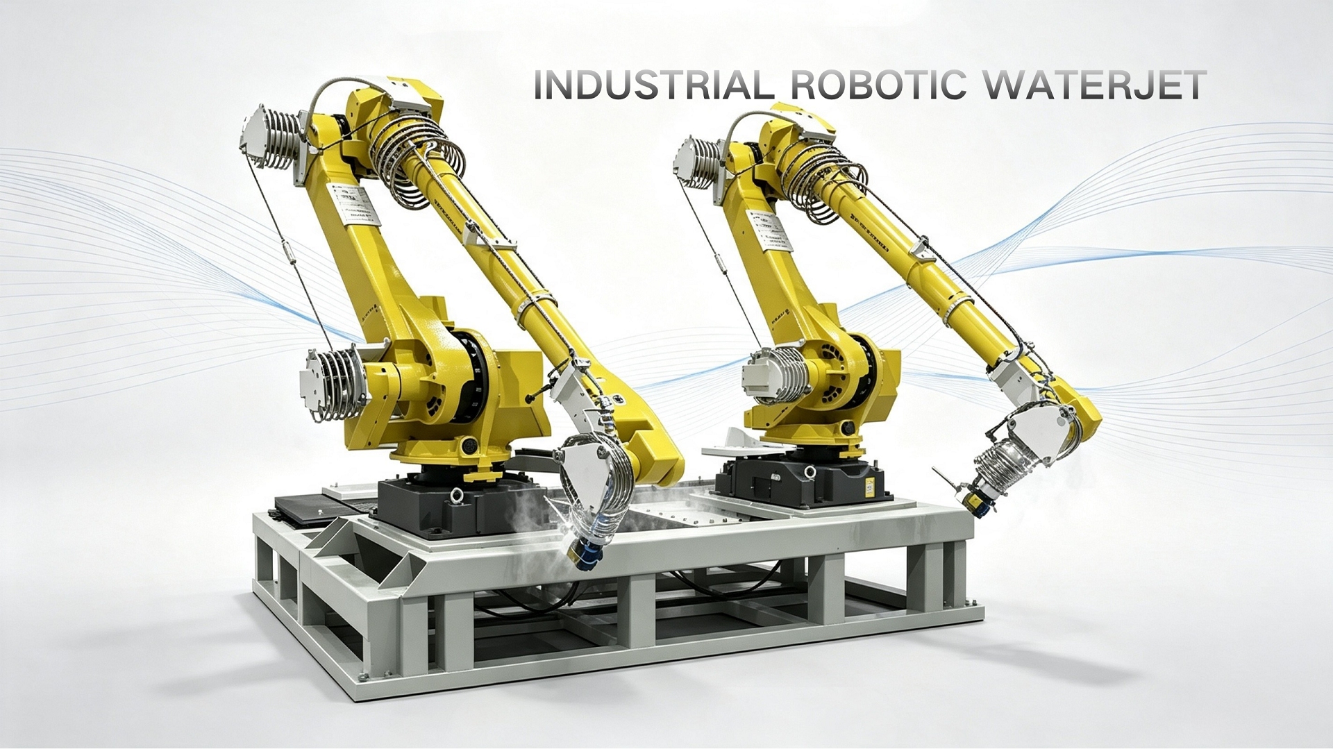  Industrial Robotic Waterjet 