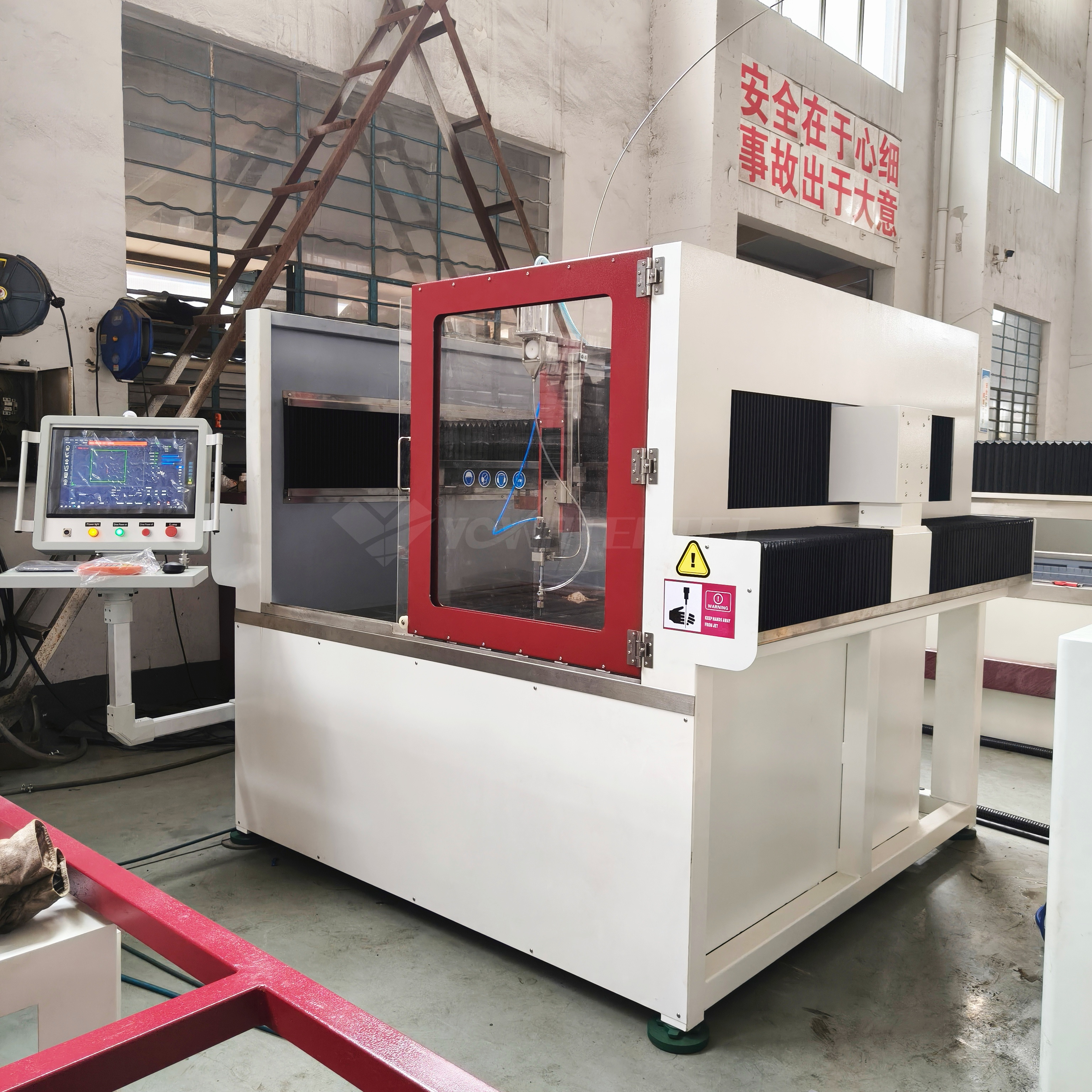 S series semi-enclosed 3-axis water jet