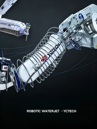 KMT cutting head-robotic waterjet of YCwaterjet
