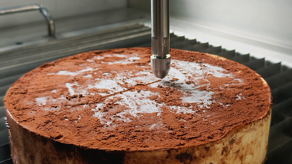 waterjet cake cutting